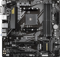 Материнская плата GIGABYTE Socket AM4, AMD B550, 4xDDR4, PCI-E 4.0, 4xUSB 3.2 Gen1, DVI, HDMI, mATX (B550M DS3H)