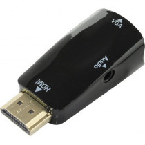 Переходник BION HDMI 1.4 - VGA и стерео-аудио, 19M/DB15F & miniJack 3.5mm (BXP-A-HDMI-VGA-02)