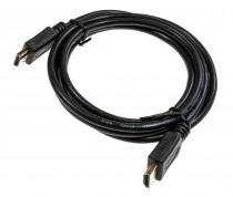 Кабель BION HDMI v1.4, 19M/19M, 3D, 4K UHD, Ethernet, Cu, экран, позолоченные контакты, 1.8м, черный (BXP-CC-HDMI4-018)