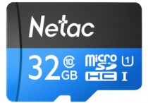Карта памяти NETAC MicroSDHC 32GB Class 10 UHS-I U1 P500 Standart (NT02P500STN-032G-S)