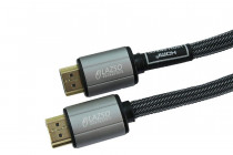 Кабель LAZSO WH-111-B HDMI (m)/HDMI (m) 1м. Позолоченные черный (WH-111(1M)-B)