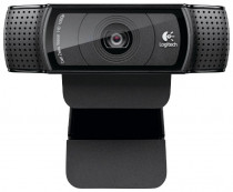 Веб камера LOGITECH 1920x1080, USB 2.0, автоматическая фокусировка, встроенный микрофон, крепление на мониторе, WebCam C920 HD Pro (960-000769/960-001055/960-000998)