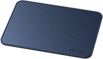 Коврик для мыши SATECHI кожаная поверхность, резиновое основание, с окантовкой, 248 мм x 182 мм, толщина 5 мм, Eco Leather Blue, синий (ST-ELMPB)