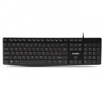 Клавиатура SVEN проводная, мембранная, цифровой блок, USB, KB-S305 Black, чёрный (SV-018801)