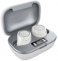TWS гарнитура ACCESSTYLE беспроводные наушники с микрофоном, затычки, Bluetooth, белый (Saffron TWS White)