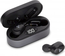 TWS гарнитура ACCESSTYLE беспроводные наушники с микрофоном, затычки, Bluetooth, серебристый (Silver TWS)