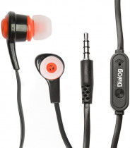 Гарнитура DIALOG проводные наушники с микрофоном, затычки, mini jack 3.5 мм, 20-20000 Гц, чёрный (ES-50 Black)