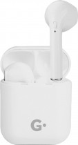 TWS гарнитура GEOZON беспроводные наушники с микрофоном, затычки, Bluetooth, G-Base White, белый (G-S04WHT)