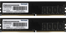 Комплект памяти PATRIOT MEMORY 32 Гб, 2 модуля DDR4, 25600 Мб/с, CL22-22-22-52, 1.2 В, 3200MHz, Signature, 2x16Gb KIT (PSD432G3200K)