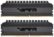 Комплект памяти PATRIOT MEMORY 16 Гб, 2 модуля DDR4, 28800 Мб/с, CL18-22-22-42, 1.35 В, радиатор, 3600MHz, Viper 4 Blackout, 2x8Gb KIT (PVB416G360C8K)