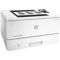 Принтер HP лазерный, черно-белая печать, A4, двусторонняя печать, ЖК панель, сетевой Ethernet, AirPrint, LaserJet Pro M402dne (C5J91A)