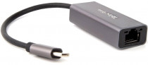 Ethernet-адаптер TELECOM USB 3.1 Type-C -->RJ-45 1000Mbps Ethernet, Aluminum Shell, 0.15м (TU320M)