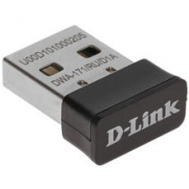 Wi-Fi адаптер USB D-LINK Wi-Fi: 802.11ac, максимальная скорость 433 Мбит/с, USB 2.0 (DWA-171/RU/D1A)