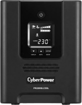 ИБП CYBERPOWER Line-Interactive, 2200VA/1980W, 8 -320 С13, 1 C19 розеток, USB&Serial, SNMPslot, LCD дисплей, Black (PR2200ELCDSL)