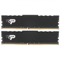 Комплект памяти PATRIOT MEMORY 32 Гб, 2 модуля DDR-4, 25600 Мб/с, CL22, 1.2 В, радиатор, 3200MHz, Signature Line Premium, 2x16Gb KIT (PSP464G3200KH1)