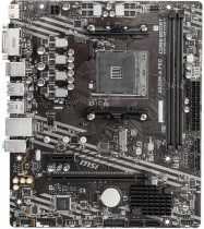 Материнская плата MSI Socket AM4, AMD A520, 2xDDR4, 4xUSB 3.2 Gen1, DVI, HDMI, mATX (A520M-A PRO)