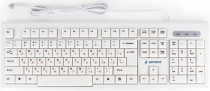 Клавиатура GEMBIRD проводная, мембранная, цифровой блок, USB, белый (KB-8354U)