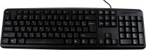 Клавиатура EXEGATE LY-331L5 (USB, 104кл., Enter большой, шнур 2,55м, черная, OEM) (EX286178RUS)