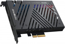 Устройство видеозахвата AVER MEDIA Live Gamer DUO, PCI-Express x4 Gen 2, 2xHDMI, 2160p60 HDR, (GC570), RTL (Live Gamer DUO GC570D)