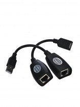 Удлинитель по витой паре VCOM удлинитель USB-AMAF/RJ45, по витой паре до 45m (CU824)