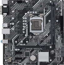 Материнская плата ASUS Socket 1200, Intel H510, 2xDDR4, PCI-E 4.0, 2xUSB 3.2 Gen1, VGA, HDMI, DisplayPort, mATX (PRIME H510M-E)