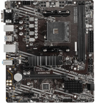 Материнская плата MSI Socket AM4, AMD A520, 2xDDR4, 4xUSB 3.2 Gen1, VGA, HDMI, DisplayPort, mATX (A520M PRO)