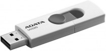 Флеш диск ADATA 32 Гб, USB 2.0, выдвижной разъем, UV220 White/Grey (AUV220-32G-RWHGY)