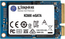 SSD накопитель KINGSTON 256 Гб, внутренний SSD, mSATA (mini SATA), чтение: 550 Мб/сек, запись: 500 Мб/сек, TLC, KC600 (SKC600MS/256G)
