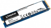 SSD накопитель KINGSTON 500 Гб, внутренний SSD, M.2, 2280, PCI-E x4, чтение: 2100 Мб/сек, запись: 1700 Мб/сек, TLC, NV1 (SNVS/500G)