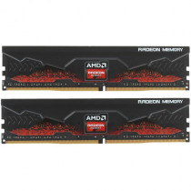 Комплект памяти AMD 16 Гб, 2 модуля DDR4, 19200 Мб/с, CL16-16-16-36, 1.2 В, радиатор, 2400MHz, Radeon R7 Performance Series, 2x8Gb KIT (R7S416G2400U2K)