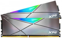 Комплект памяти ADATA 16 Гб, 2 модуля DDR4, 38400 Мб/с, CL19, 1.5 В, радиатор, подсветка, 4800MHz, XPG Spectrix D50 RGB, 2x8Gb KIT (AX4U48008G19K-DGM50X)