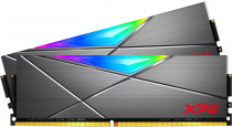 Комплект памяти ADATA 32 Гб, 2 модуля DDR4, 25600 Мб/с, CL16-18-18-38, 1.35 В, радиатор, подсветка, 3200MHz, XPG Spectrix D50 RGB, 2x16Gb KIT (AX4U320016G16A-DT50)