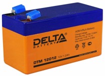 Аккумуляторная батарея DELTA BATTERY ёмкость 1.2 Ач, напряжение 12 В, DTM12012 (DTM 12012)