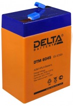 Аккумуляторная батарея DELTA BATTERY ёмкость 4.5 Ач, напряжение 6 В, DTM6045 (DTM 6045)