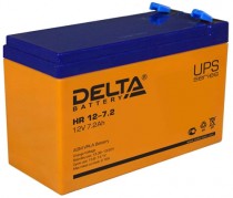 Аккумуляторная батарея DELTA BATTERY ёмкость 7.2 Ач, напряжение 12 В, HR12-7.2 (HR 12-7.2)
