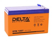 Аккумуляторная батарея DELTA BATTERY ёмкость 7.2 Ач, напряжение 12 В, DTM1207 (DTM 1207)