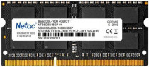 Память NETAC 4 Гб, DDR3, 12800 Мб/с, CL11-11-11-28, 1.35 В, 1600MHz, SO-DIMM (NTBSD3N16SP-04)