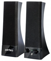 Акустическая система PERFEO 2.0, мощность 5 Вт, USB, Tower Black (PF_4325)