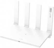 Маршрутизатор HUAWEI Wi-Fi роутер, 2.4/5 ГГц, стандарт Wi-Fi: 802.11ax, максимальная скорость: 2976 Мбит/с, 3xLAN 1000 Мбит/с, 53037713 (AX3 DUAL-CORE)