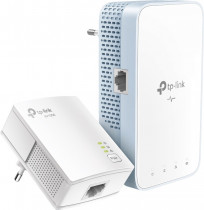 Powerline адаптер TP-LINK комплект, стандарт Wi-Fi: 802.11a/b/g/n/ac, макс. скорость: 733 Мбит/с, скорость портов 1000 Мбит/сек (TL-WPA7517 KIT)