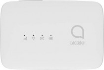 Модем ALCATEL 4G/Wi-Fi роутер, 2.4 ГГц, стандарт Wi-Fi: 802.11n, максимальная скорость: 150 Мбит/с, Link Zone MW45V White (MW45V-2BALRU1)