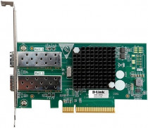 Сетевая карта D-LINK интерфейс PCI-E, скорость 10 Гбит/с, 2 разъёма RJ-45 (DXE-820S/A1A)