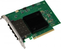 Сетевая карта INTEL интерфейс PCI-E, скорость 25 Гбит/с, 4 разъёма SFP28, E810-XXVDA4, OEM (E810XXVDA4BLK)