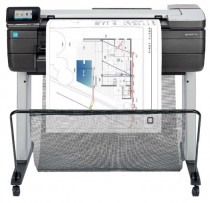 Плоттер HP струйный, цветная печать, A1, печать фотографий, протяжный сканер, сетевой Ethernet, Wi-Fi, AirPrint, DesignJet T830 24-in Multifunction (F9A28D)