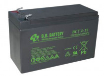 Аккумуляторная батарея B.B. BATTERY ёмкость 7.2 Ач, напряжение 12 В (BC 7.2-12)