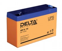 Аккумуляторная батарея DELTA BATTERY ёмкость 12 Ач, напряжение 6 В, HR6-12 (HR 6-12)