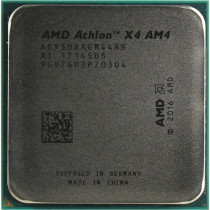 Процессор AMD Socket AM4, Athlon X4 950, 4-ядерный, 3500 МГц, Turbo: 3800 МГц, Bristol Ridge, 28 нм, 65 Вт, OEM (AD950XAGM44AB)