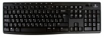 Клавиатура LOGITECH беспроводная (радиоканал), мембранная, цифровой блок, USB, K270 Wireless Keyboard Black, чёрный (920-003757)