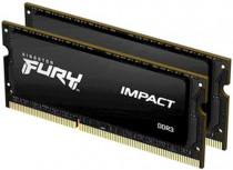 Комплект памяти KINGSTON 32 Гб, 2 модуля DDR4, 21300 Мб/с, CL16, 1.2 В, 2666MHz, Fury Impact, SO-DIMM, 2x16Gb KIT (KF426S16IBK2/32)