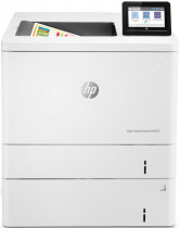 Принтер HP лазерный, цветная печать, A4, двусторонняя печать, ЖК панель, сетевой Ethernet, Wi-Fi, Color LaserJet Enterprise M555x (7ZU79A)